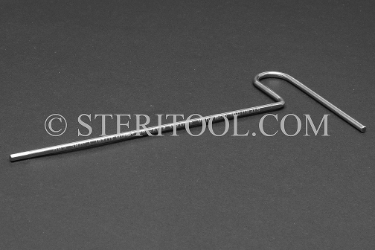#11931SE - 2.5mm Stainless Steel T Hex Key. SINGLE END. OLD STOCK hex, T, stainless steel, allen