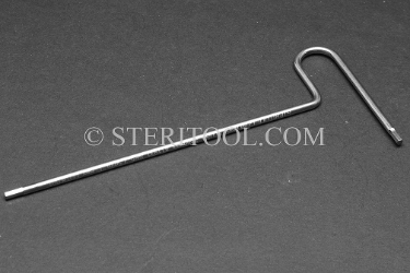 #11931SP5 - 2.5mm Stainless Steel T Hex Key, 5"(125mm) Shaft. hex, T, stainless steel, allen