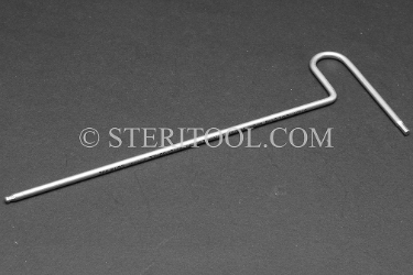 #11931SP6BALL - 2.5mm Stainless Steel T Ball Hex Key, 6"(150mm) Shaft. 