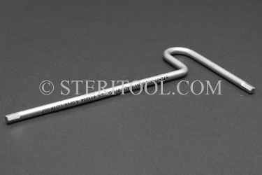 #11934 - 4.0mm Stainless Steel T Hex Key. T, hex, hex key, formed, stainless