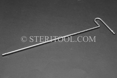 #11934SP10 - 4.0mm Stainless Steel T Hex Key, 10"(250mm) Shaft. hex, T, stainless steel, allen