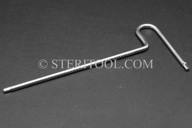 #11934SP6.5 - 4.0mm Stainless Steel T Hex Key, 6.5"(162mm) Shaft. hex, T, stainless steel, allen