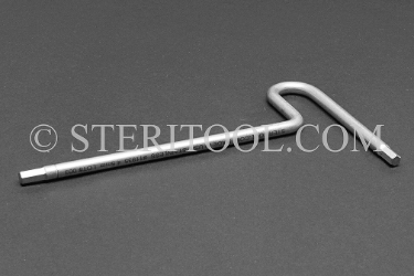 #11935 - 4.5mm Stainless Steel T Hex Key. T, hex, hex key, formed, stainless