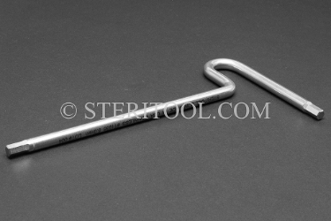 #11936 - 5.0mm Stainless Steel T Hex Key. T, hex, hex key, formed, stainless