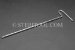 #11936SP10 - 5.0mm Stainless Steel 'T' Hex Key, 10"(250mm) Shaft. - 11936SP10