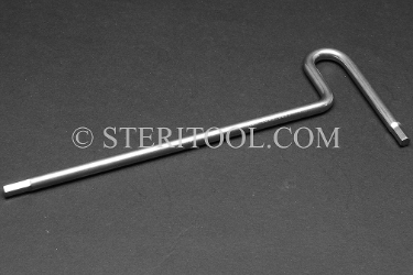 #11936SP6 - 5.0mm Stainless Steel T Hex Key, 6"(150mm) Shaft. hex, T, stainless steel, allen