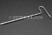 #11936SP6 - 5.0mm Stainless Steel 'T' Hex Key, 6"(150mm) Shaft. - 11936SP6