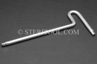 #11936SP6BALL - 5.0mm Stainless Steel T Ball Hex Key, 6"(150mm) Shaft. ball hex, T, stainless steel, allen