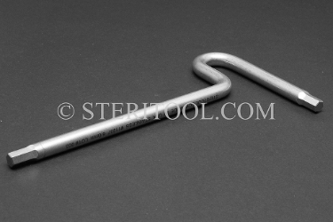 #11937 - 6.0mm Stainless Steel T Hex Key. T, hex, hex key, formed, stainless