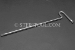#11937SP10 - 6.0mm Stainless Steel 'T' Hex Key, 10"(250mm) Shaft. - 11937SP10
