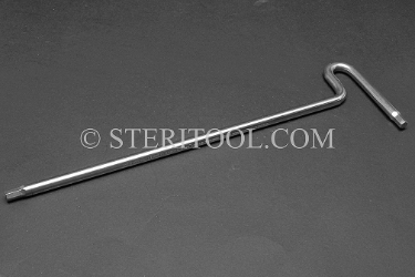 #11937SP16 - 6.0mm Stainless Steel T Hex Key, 16"(400mm) Shaft. hex, T, stainless steel, allen