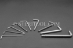 #11940 - SET: 9 pc Stainless Steel 'L' Hex Key Standard Length Metric Set: 1.5mm ~ 6.0mm. - 11940