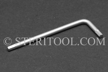 #11952 - 3/32" Stainless Steel L Hex Key. L. hex, stainless steel