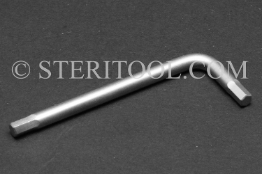 #11956 - 5/32" Stainless Steel L Hex Key. L. hex, stainless steel