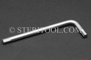 #11957 - 3/16" Stainless Steel L Hex Key. L. hex, stainless steel