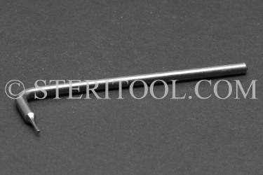 #11967 - 0.028" Stainless Steel L Hex Key (Hex on Short Arm Only). L. hex, stainless steel