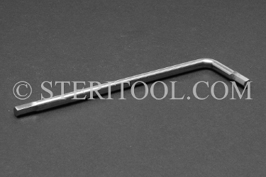 #11976 - 5/32" Stainless Steel L Hex Key, Long. L. hex, stainless steel