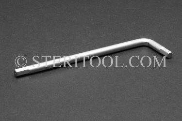 #11977 - 3/16" Stainless Steel L Hex Key, Long. L. hex, stainless steel