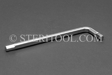 #11979 - 1/4" Stainless Steel L Hex Key, Long. L. hex, stainless steel