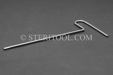 #11988SE - 3/32" Stainless Steel T Hex Key, Single End. hex, T, stainless steel, allen