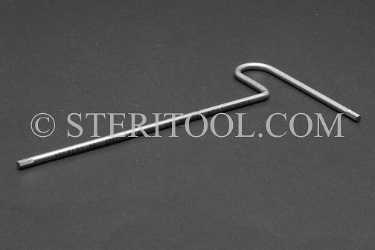 #11989 - 7/64" Stainless Steel T Hex Key. T, hex, hex key, formed, stainless