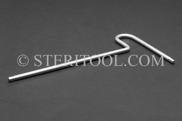 #11990 - 1/8" Stainless Steel T Hex Key. T, hex, hex key, formed, stainless