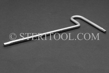 #11991 - 9/64" Stainless Steel T Hex Key. T, hex, hex key, formed, stainless