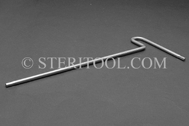 #11992SP8 - 5/32" Stainless Steel T Hex Key, 8"(200mm) Shaft. hex, T, stainless steel, allen