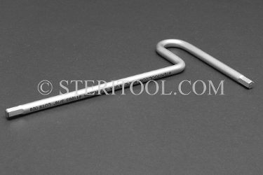 #11993 - 3/16" Stainless Steel T Hex Key. T, hex, hex key, formed, stainless