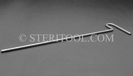 #11993SP11 - 3/16" Stainless Steel T Hex Key, 11"(275mm) Shaft. hex, T, stainless steel, allen