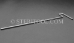 #11993SP11 - 3/16" Stainless Steel 'T' Hex Key, 11"(275mm) Shaft. - 11993SP11