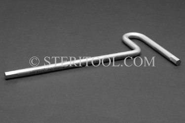 #11994 - 7/32" Stainless Steel T Hex Key. T, hex, hex key, formed, stainless