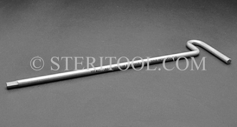 #11995SP10 - 1/4" Stainless Steel T Hex Key, 10"(250mm) Shaft. hex, T, stainless steel, allen