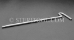 #11995SP10 - 1/4" Stainless Steel 'T' Hex Key, 10"(250mm) Shaft. - 11995SP10