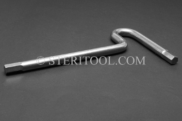 #11998 - 3/8" Stainless Steel T Hex Key. T, hex, hex key, formed, stainless