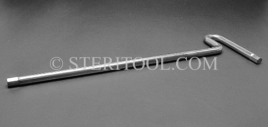 #11998SP12 - 3/8" Stainless Steel T Hex Key, 12"(300mm) Shaft. hex, T, stainless steel, allen