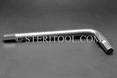 #12105 - 15mm Stainless Steel L Hex Key. L. hex, stainless steel
