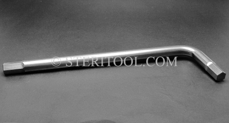 #12106 - 16mm Stainless Steel L Hex Key. L. hex, stainless steel