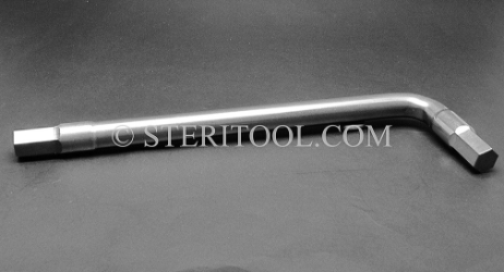 #12108 - 18mm Stainless Steel L Hex Key. L. hex, stainless steel