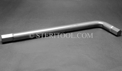 #12109 - 19mm Stainless Steel L Hex Key. L. hex, stainless steel
