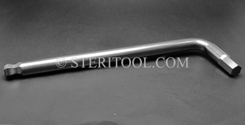 #12130 - 11/16" Stainless Steel L Ball Hex Key. L. ball hex, stainless steel