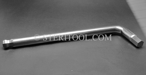 #12131 - 3/4" Stainless Steel L Ball Hex Key. L. ball hex, stainless steel