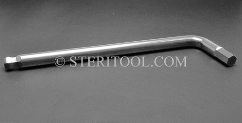 #12141 - 17mm Stainless Steel L Ball Hex Key. L. ball hex, stainless steel