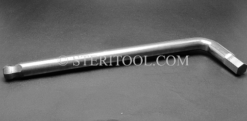 #12143 - 19mm Stainless Steel L Ball Hex Key. L. ball hex, stainless steel