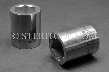 #12312 - 1-1/16" X 3/4 DR Stainless Steel Standard Socket. 3/4dr, 3/4-dr, 3/4 dr, socket, stainless steel