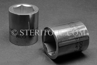 #12315 - 1-1/4" X 3/4 DR Stainless Steel Standard Socket. 3/4dr, 3/4-dr, 3/4 dr, socket, stainless steel