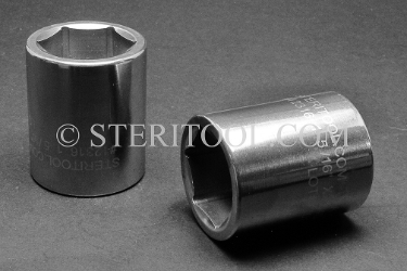 #12316 - 1-5/16" X 3/4 DR Stainless Steel Standard Socket. 3/4dr, 3/4-dr, 3/4 dr, socket, stainless steel