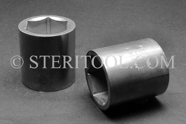 #12319 - 1-1/2" X 3/4 DR Stainless Steel Standard Socket. 3/4dr, 3/4-dr, 3/4 dr, socket, stainless steel