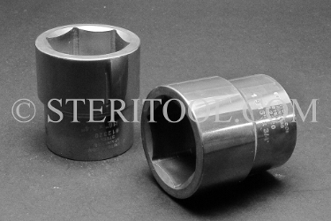 #12320 - 1-9/16" X 3/4 DR Stainless Steel Standard Socket. 3/4dr, 3/4-dr, 3/4 dr, socket, stainless steel