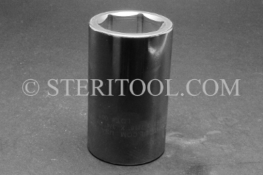 #12368 - 1-7/16" X 3/4 DR Stainless Steel Deep Socket. 3/4dr, 3/4-dr, 3/4 dr, deep socket, stainless steel